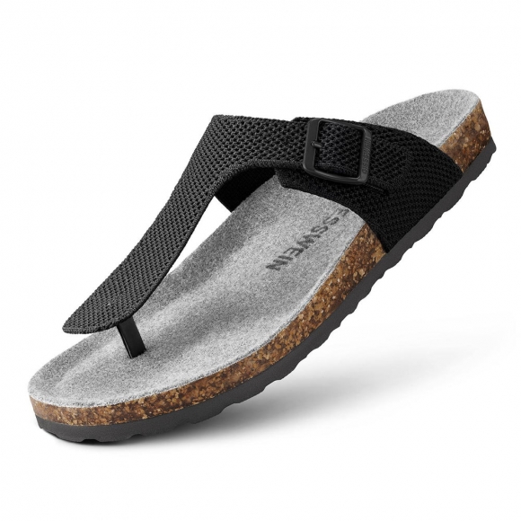 Giesswein Merino Slides Lite - Schwarz Giesswein Merino Slides Lite - Schwarz