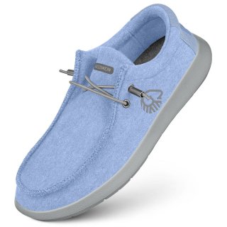 Giesswein Merino Mokassin - Himmelblau Giesswein Merino Mokassin - Himmelblau