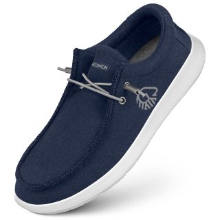 Giesswein Merino Mokassin - Ocean Blue Giesswein Merino Mokassin - Ocean Blue