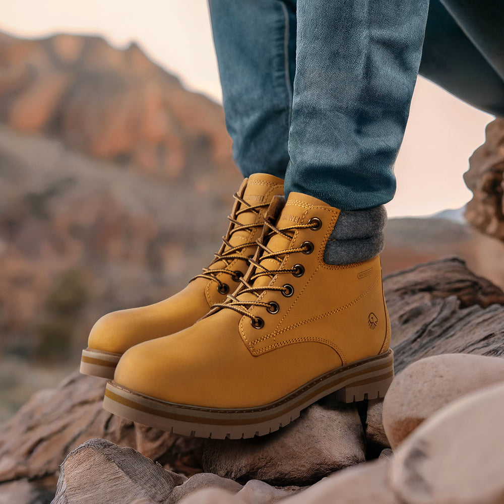 Giesswein Merino Leather Boot - Camel