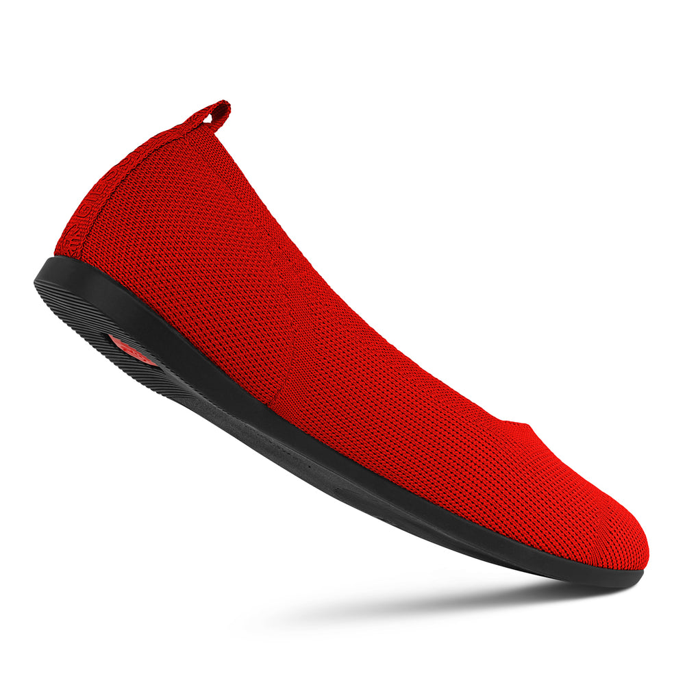 Giesswein Eco Ballerinas Round - Flammenrot