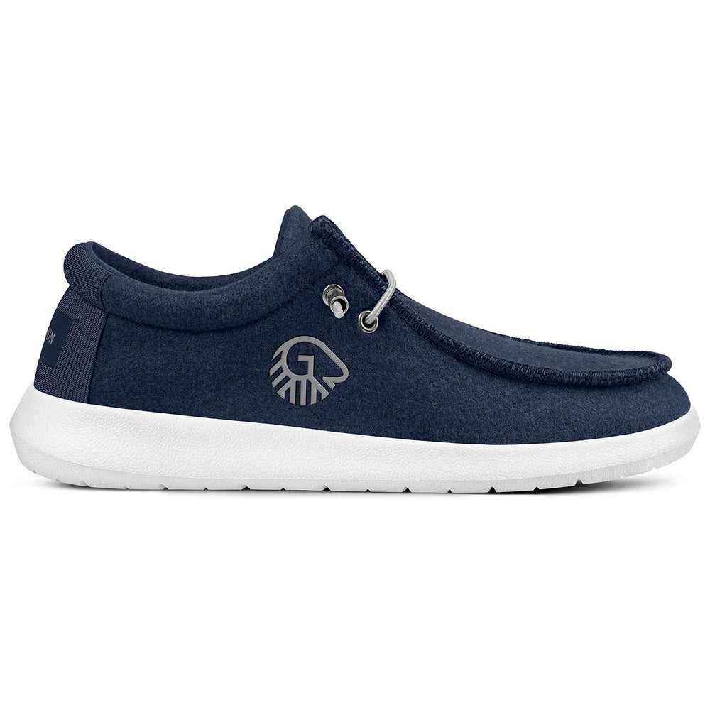 Giesswein Merino Mokassin - Ocean Blue