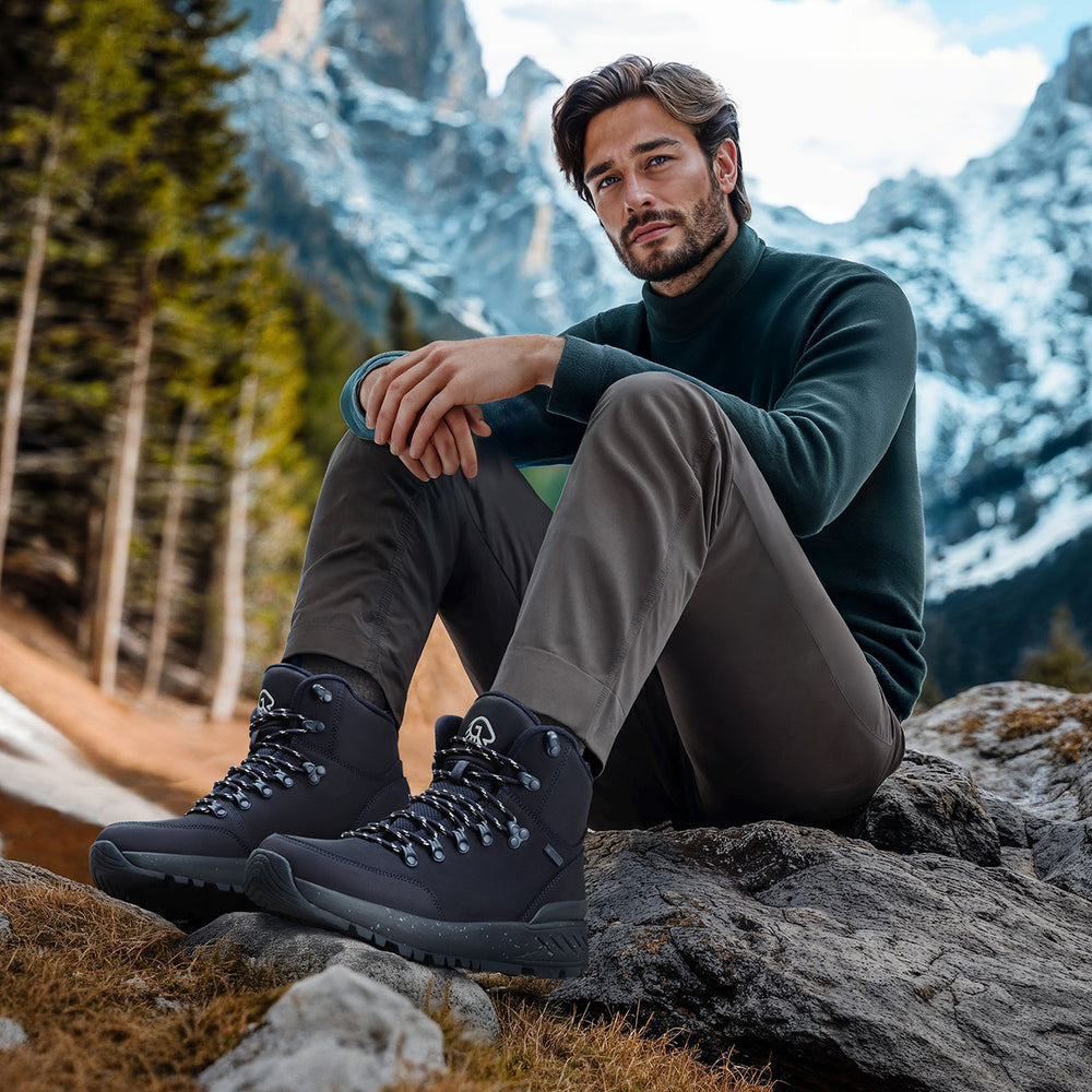 Giesswein Merino Leather Alpine - Ocean Blue