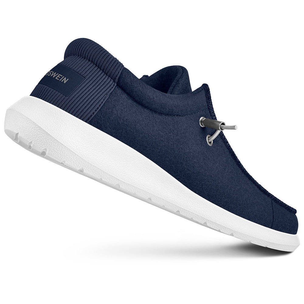Giesswein Merino Mokassin - Ocean Blue