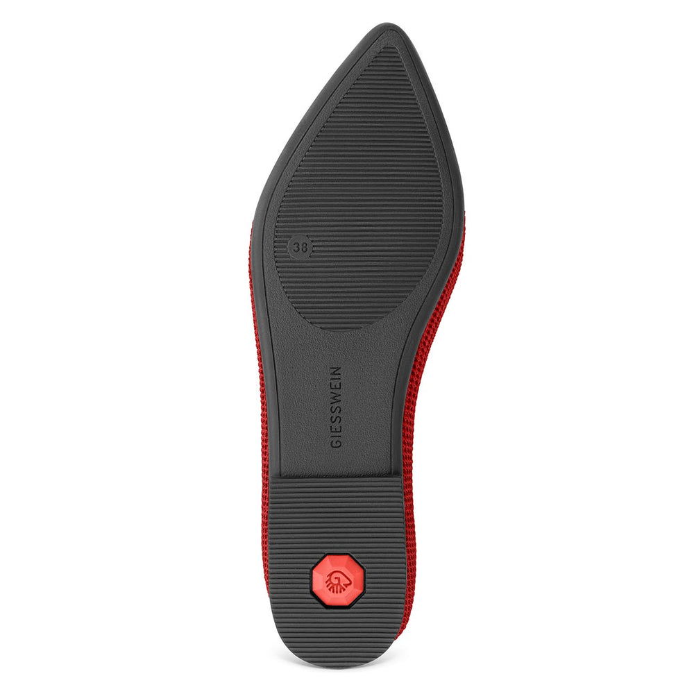Giesswein Eco Ballerinas Pointy 2.0 - Flammenrot